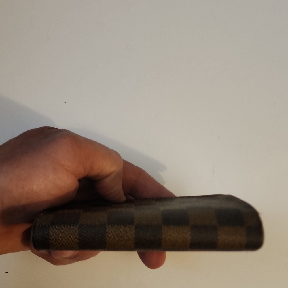Louis Vuitton Damier Ebene French Kisslock Wallet. Unisex - Picture 15 of 16